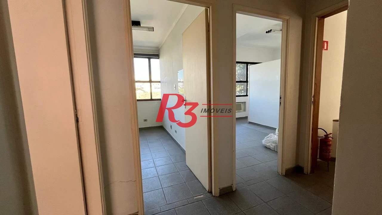 Sala à venda, 140 m² por R$ 697.000,00 - Boqueirão - Santos/SP