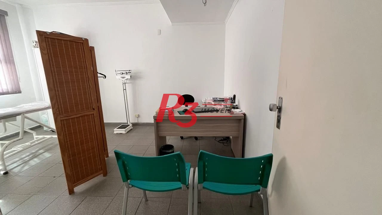 Sala à venda, 140 m² por R$ 697.000,00 - Boqueirão - Santos/SP