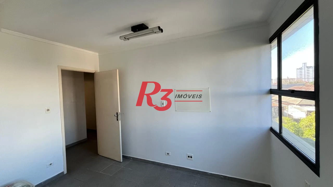 Sala à venda, 140 m² por R$ 697.000,00 - Boqueirão - Santos/SP