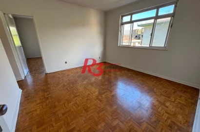 Apartamento com 3 dormitórios para alugar, 100 m² por R$ 3.500,02/mês - Embaré - Santos/SP
