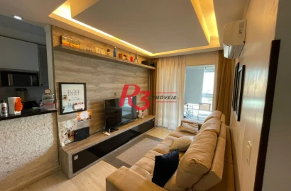 Apartamento com 2 dormitórios à venda, 70 m² por R$ 780.000,00 - Vila Belmiro - Santos/SP