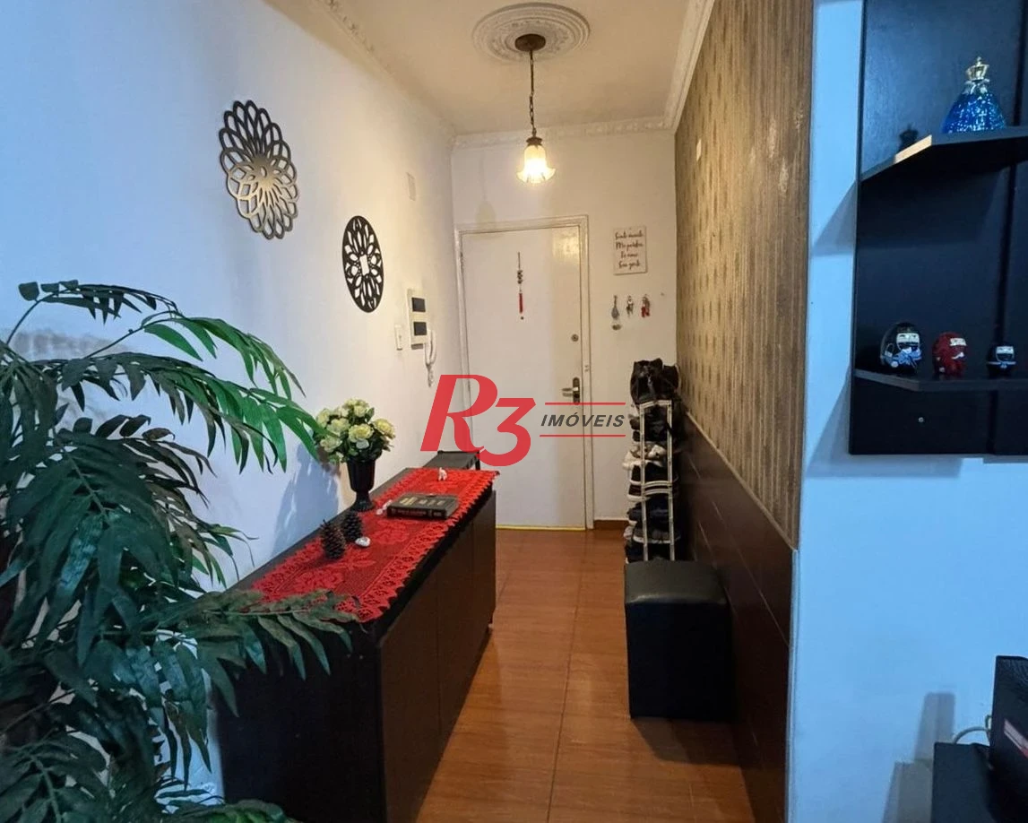 Apartamento com 2 dormitórios à venda, 68 m² por R$ 410.000,00 - Encruzilhada - Santos/SP
