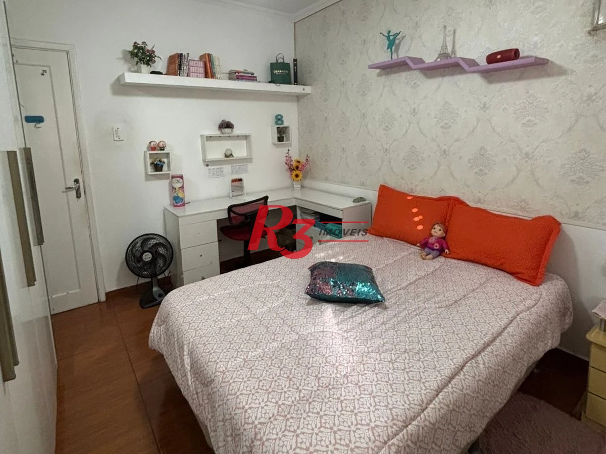 Apartamento com 2 dormitórios à venda, 68 m² por R$ 410.000,00 - Encruzilhada - Santos/SP