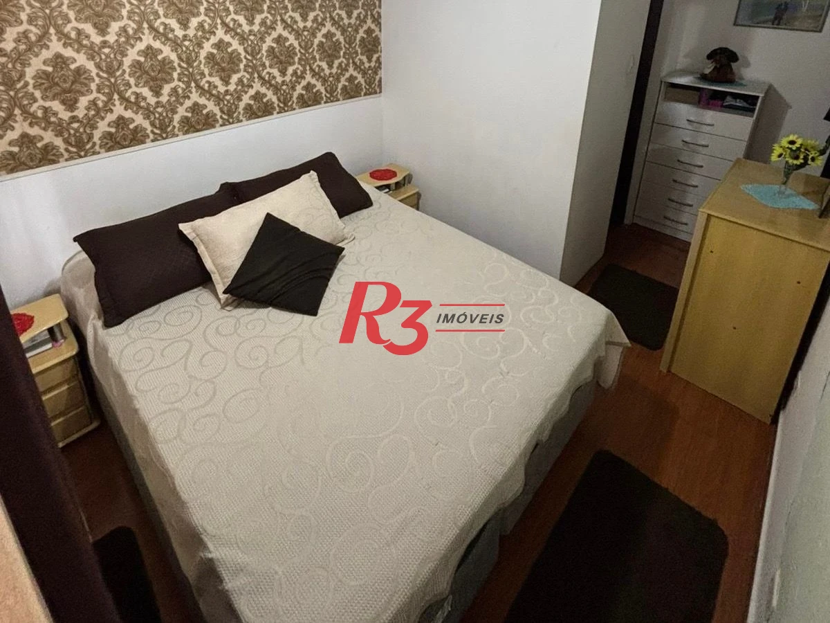 Apartamento com 2 dormitórios à venda, 68 m² por R$ 410.000,00 - Encruzilhada - Santos/SP
