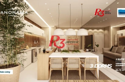 Apartamento à venda, 72 m² por R$ 980.000,00 - Encruzilhada - Santos/SP