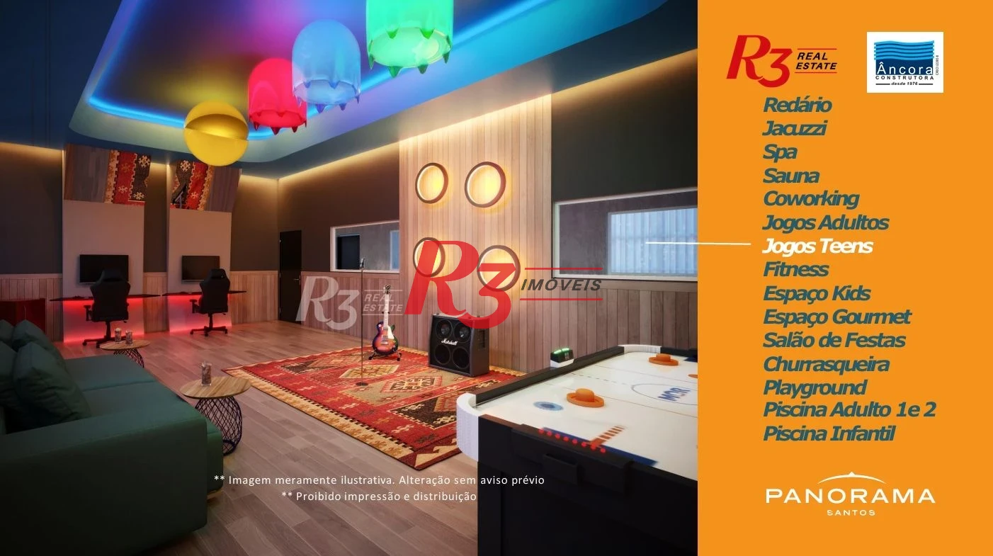 Apartamento à venda, 72 m² por R$ 980.000,00 - Encruzilhada - Santos/SP