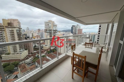 Apartamento à venda, 106 m² por R$ 2.015.000,00 - Gonzaga - Santos/SP