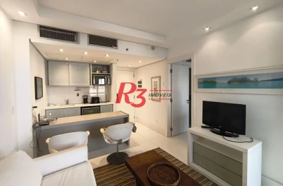 Apartamento para alugar, 50 m² por R$ 6.500,00/mês - Boqueirão - Santos/SP
