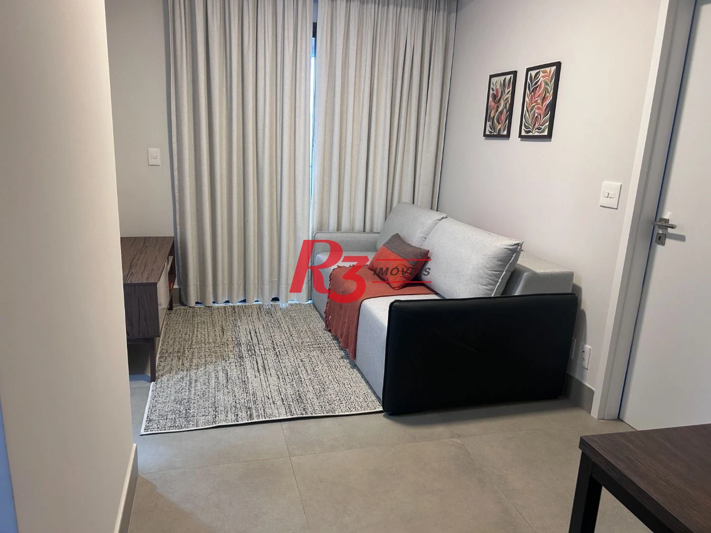 Apartamento com 1 dormitório para alugar, 54 m² por R$ 6.200,00/mês - Boqueirão - Santos/SP