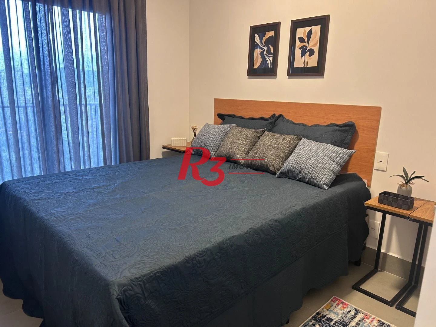 Apartamento com 1 dormitório para alugar, 54 m² por R$ 6.200,00/mês - Boqueirão - Santos/SP