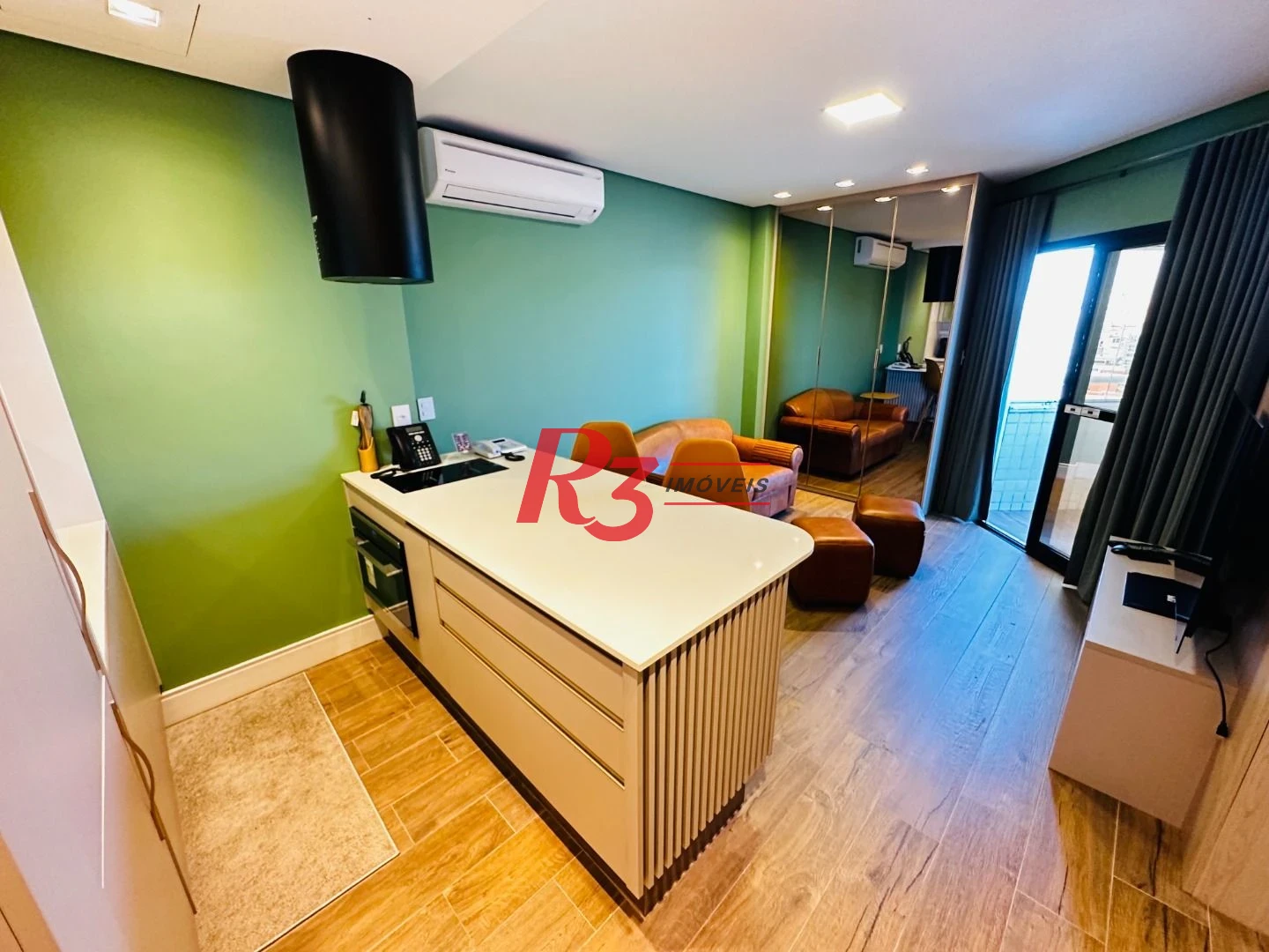Flat com 1 dormitório, 43 m² - venda por R$ 780.000,00 ou aluguel por R$ 7.500,02/mês - Boqueirão - Santos/SP
