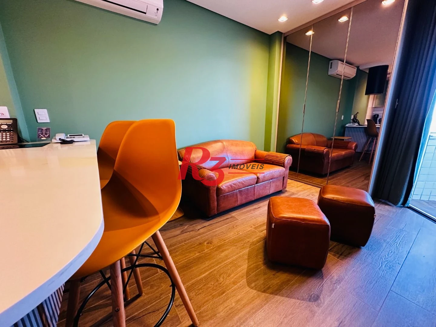 Flat com 1 dormitório, 43 m² - venda por R$ 780.000,00 ou aluguel por R$ 7.500,02/mês - Boqueirão - Santos/SP