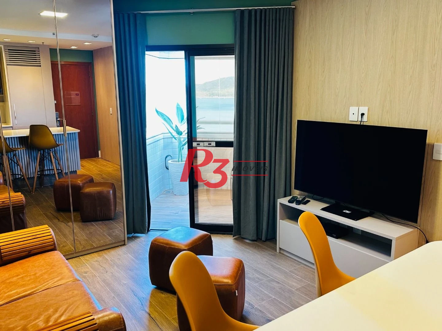 Flat com 1 dormitório, 43 m² - venda por R$ 780.000,00 ou aluguel por R$ 7.500,02/mês - Boqueirão - Santos/SP