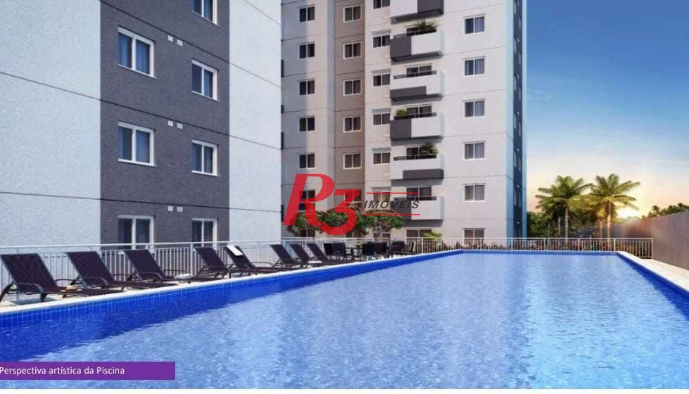 Apartamento com 2 dormitórios à venda, 42 m² por R$ 371.000,00 - Jabaquara - Santos/SP