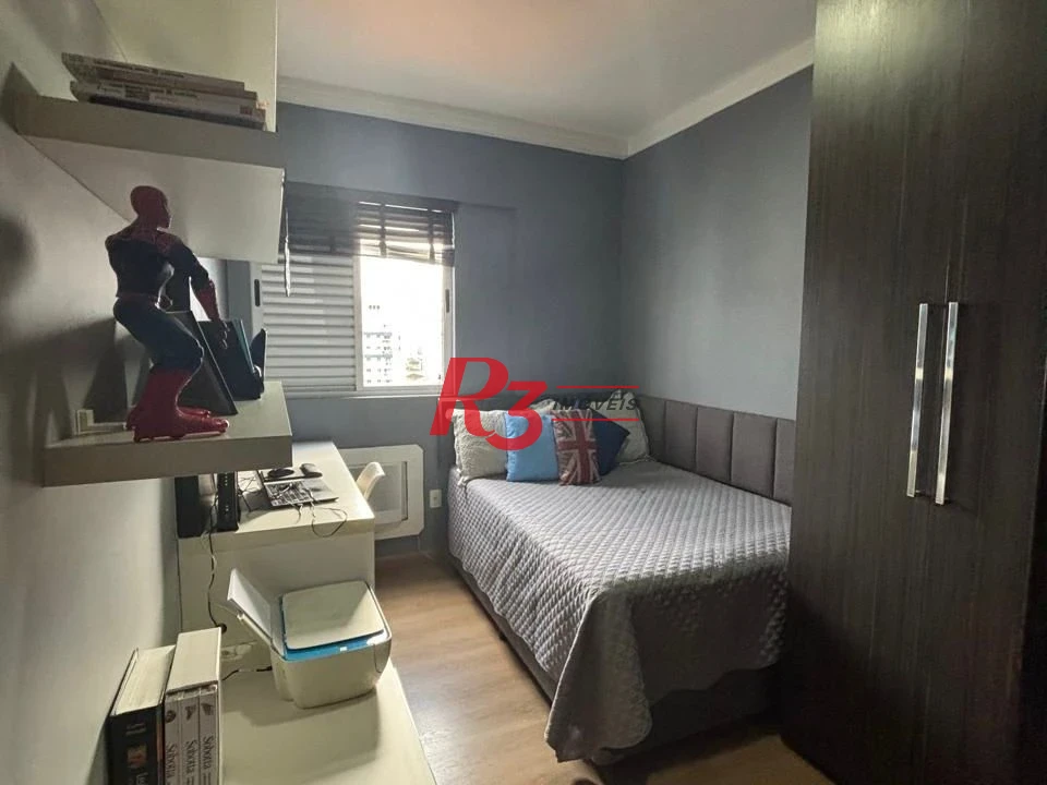Apartamento com 3 dormitórios à venda, 96 m² por R$ 1.150.000,00 - Campo Grande - Santos/SP