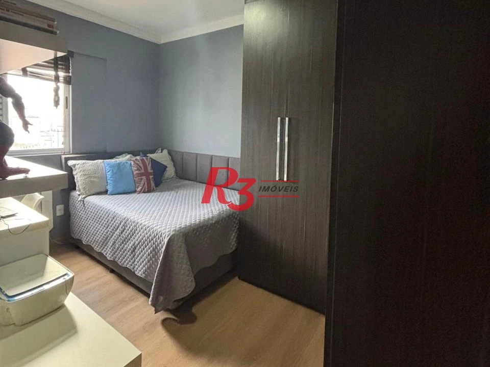 Apartamento com 3 dormitórios à venda, 96 m² por R$ 1.150.000,00 - Campo Grande - Santos/SP