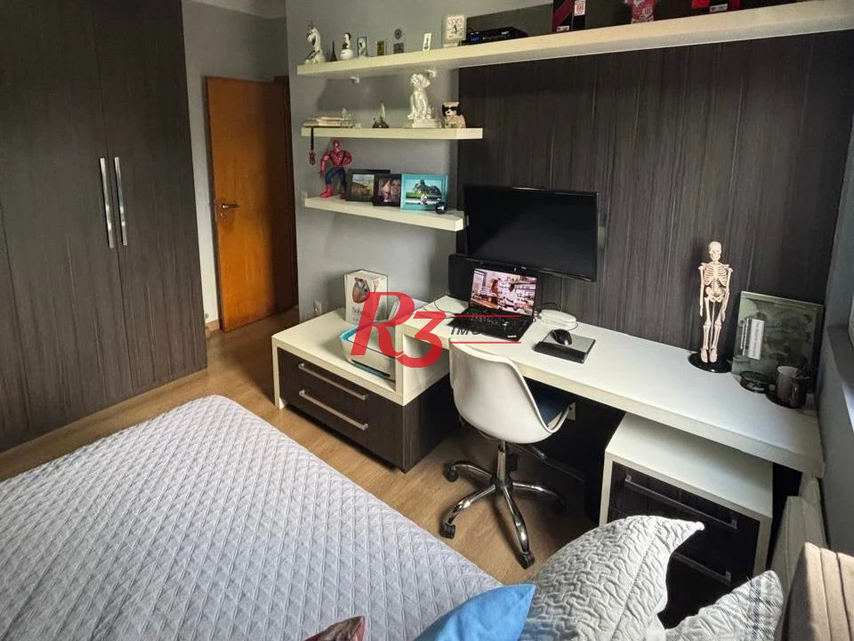 Apartamento com 3 dormitórios à venda, 96 m² por R$ 1.150.000,00 - Campo Grande - Santos/SP