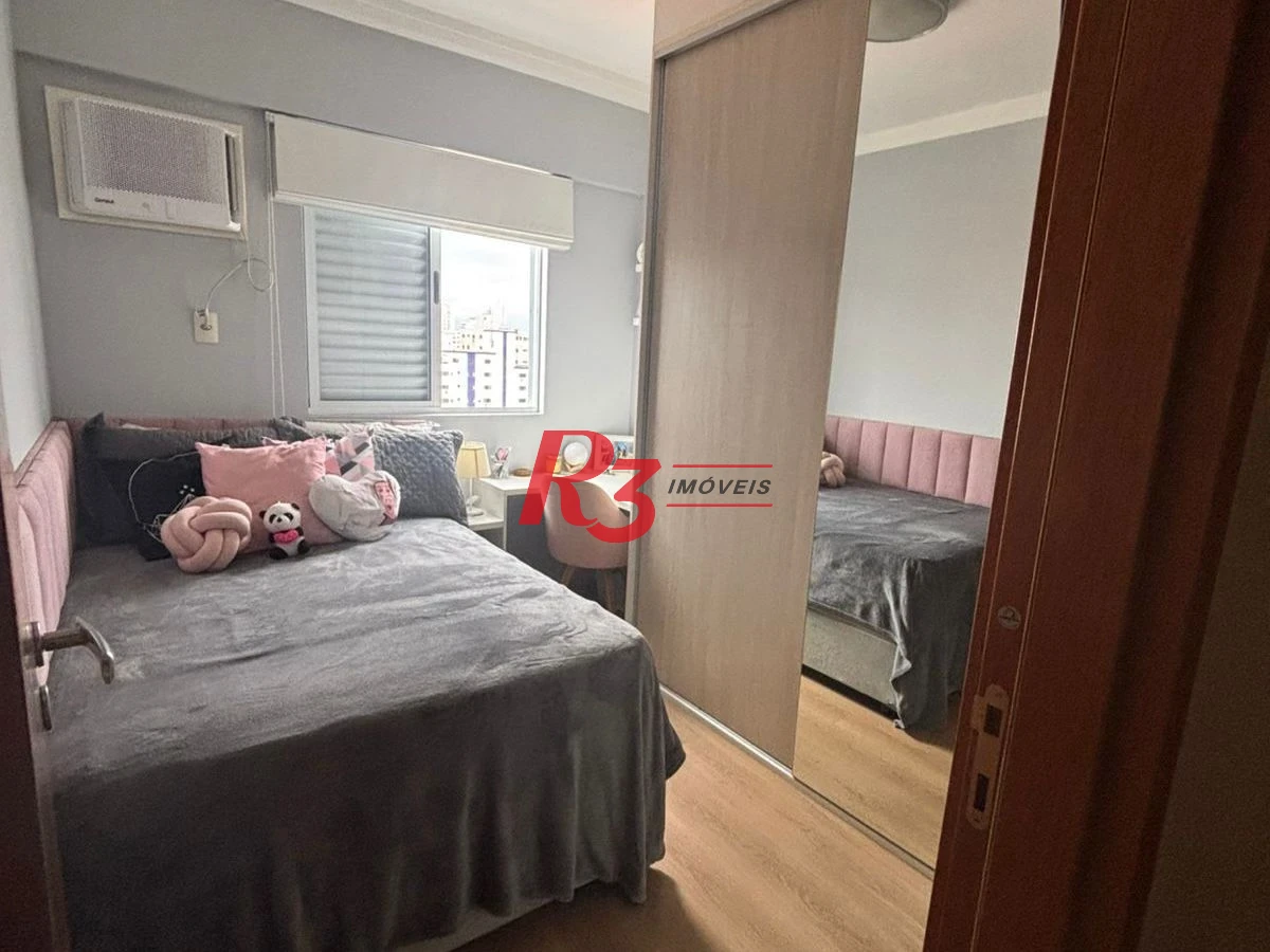 Apartamento com 3 dormitórios à venda, 96 m² por R$ 1.150.000,00 - Campo Grande - Santos/SP