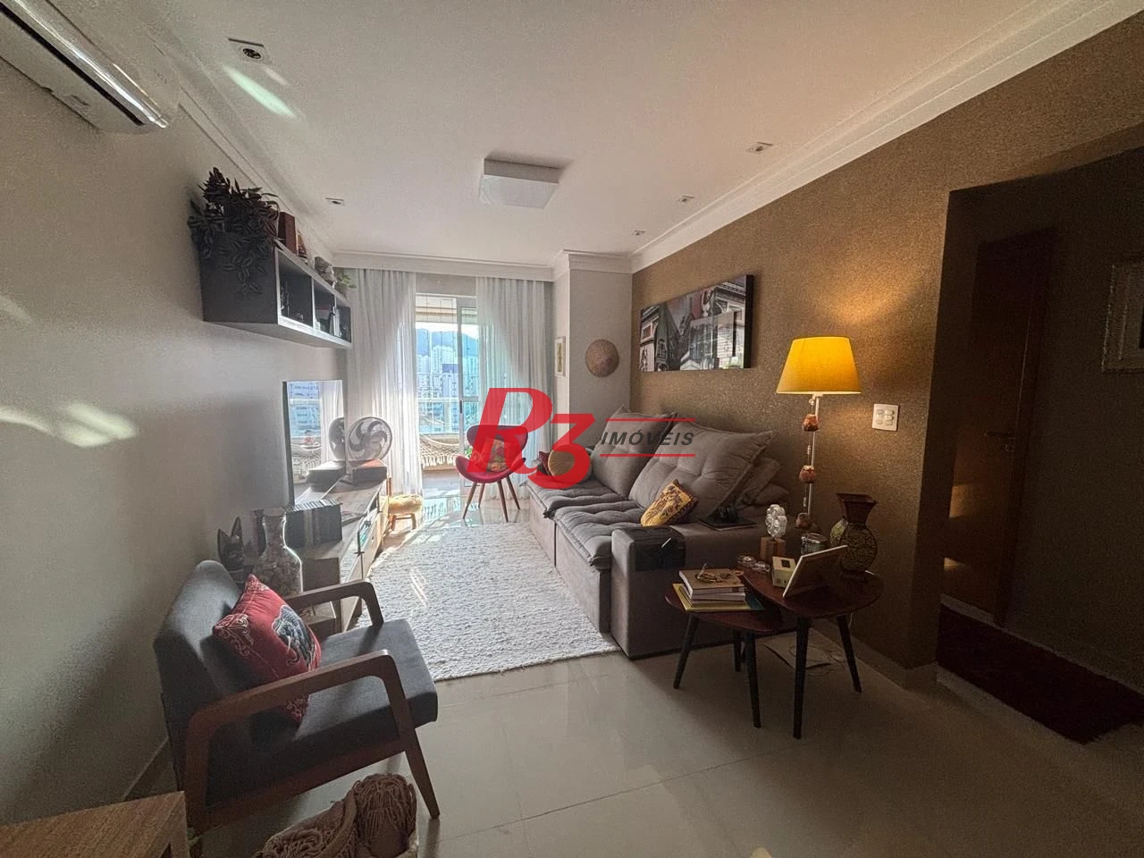 Apartamento com 3 dormitórios à venda, 96 m² por R$ 1.150.000,00 - Campo Grande - Santos/SP