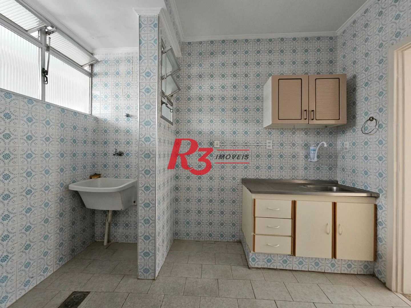 Apartamento com 1 dormitório à venda, 50 m² por R$ 395.000,00 - Boqueirão - Santos/SP
