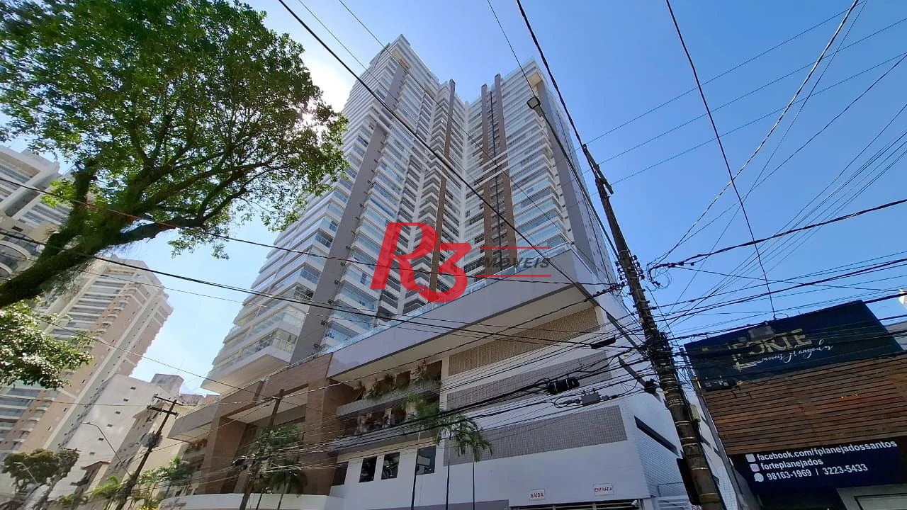 Apartamento à venda, 134 m² por R$ 2.650.000,00 - Gonzaga - Santos/SP
