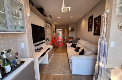 Apartamento à venda, 66 m² por R$ 930.000,00 - Campo Grande - Santos/SP