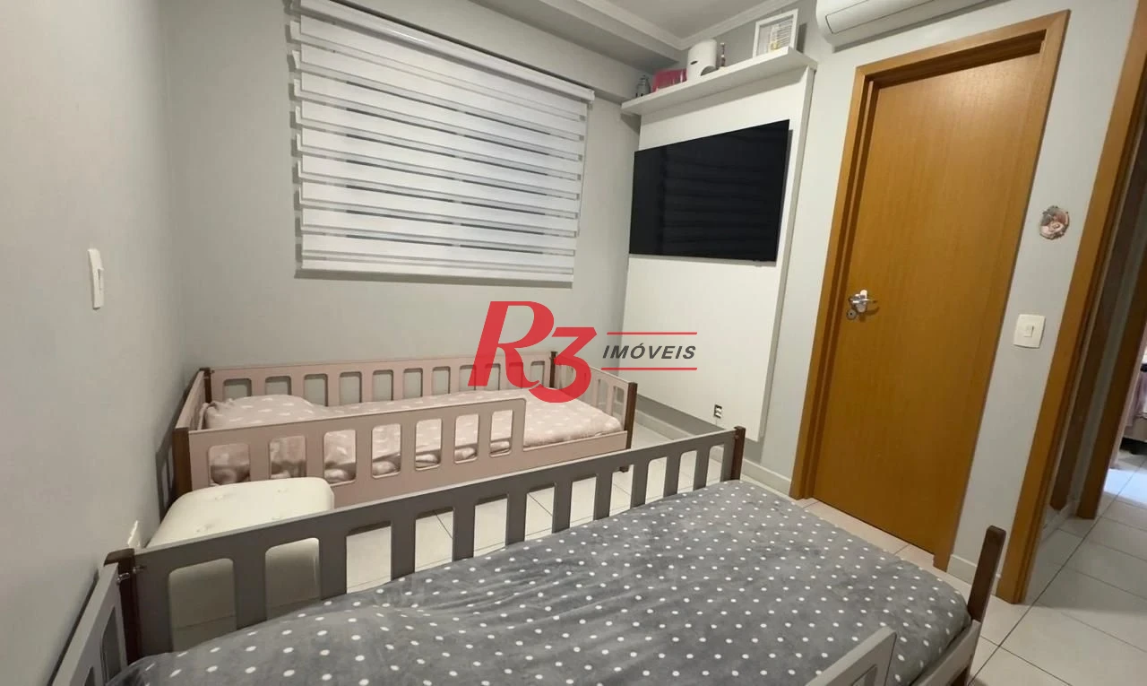 Apartamento com 2 dormitórios à venda, 82 m² por R$ 1.250.000,00 - Gonzaga - Santos/SP