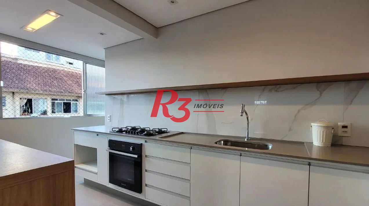 Apartamento com 2 dormitórios à venda, 85 m² por R$ 550.000,00 - Boqueirão - Santos/SP