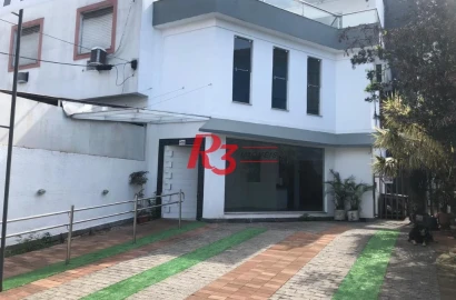 Casa para alugar, 345 m² por R$ 18.000,00/mês - Encruzilhada - Santos/SP