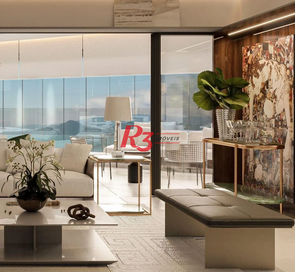 Apartamento à venda, 501 m² por R$ 12.500.000,00 - Ponta da Praia - Santos/SP