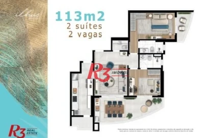 Apartamento à venda, 113 m² por R$ 1.600.000,00 - Ponta da Praia - Santos/SP