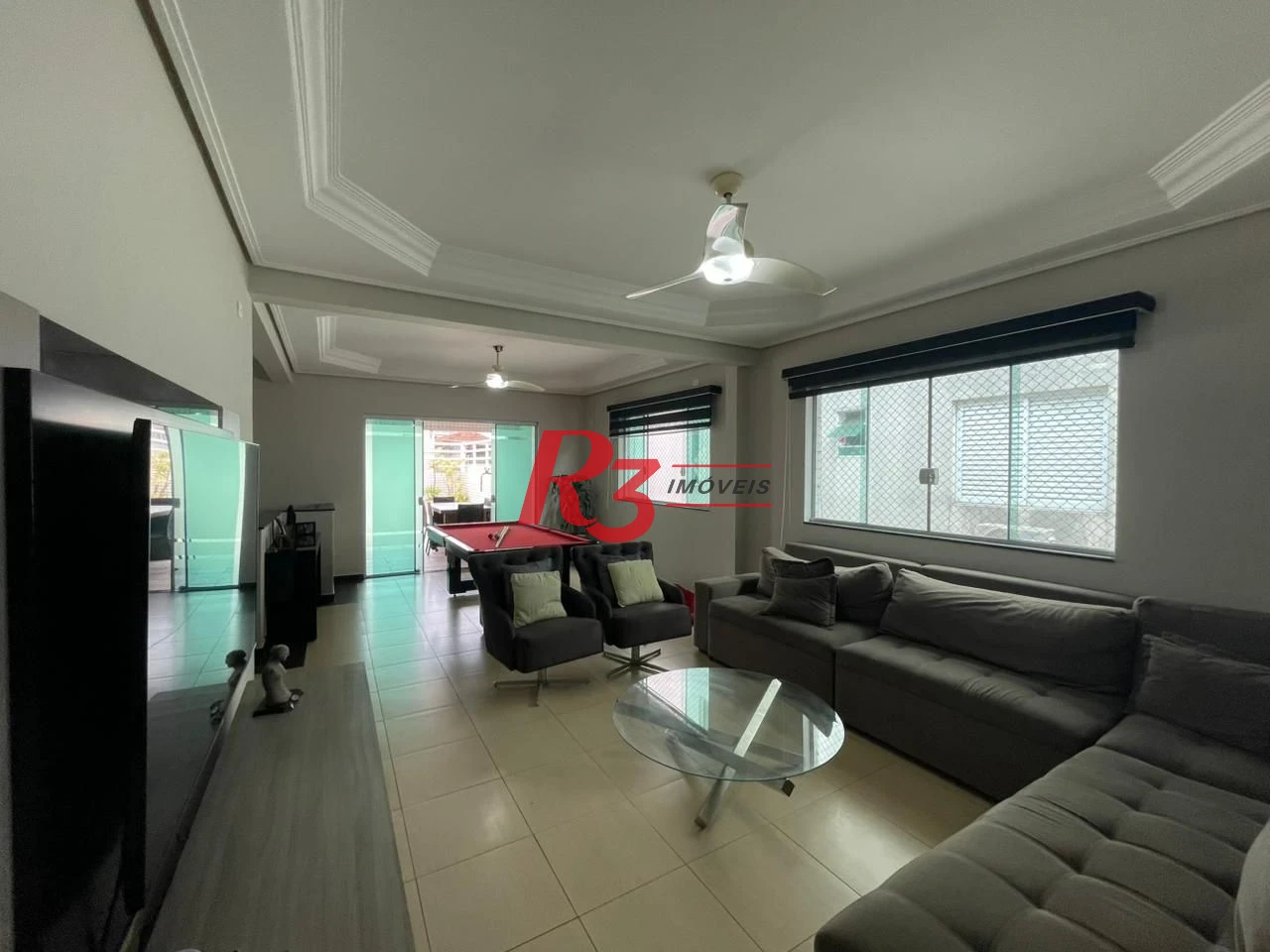 Sobrado, 334 m² - venda por R$ 2.350.000,00 ou aluguel por R$ 18.000,00/mês - Boqueirão - Santos/SP