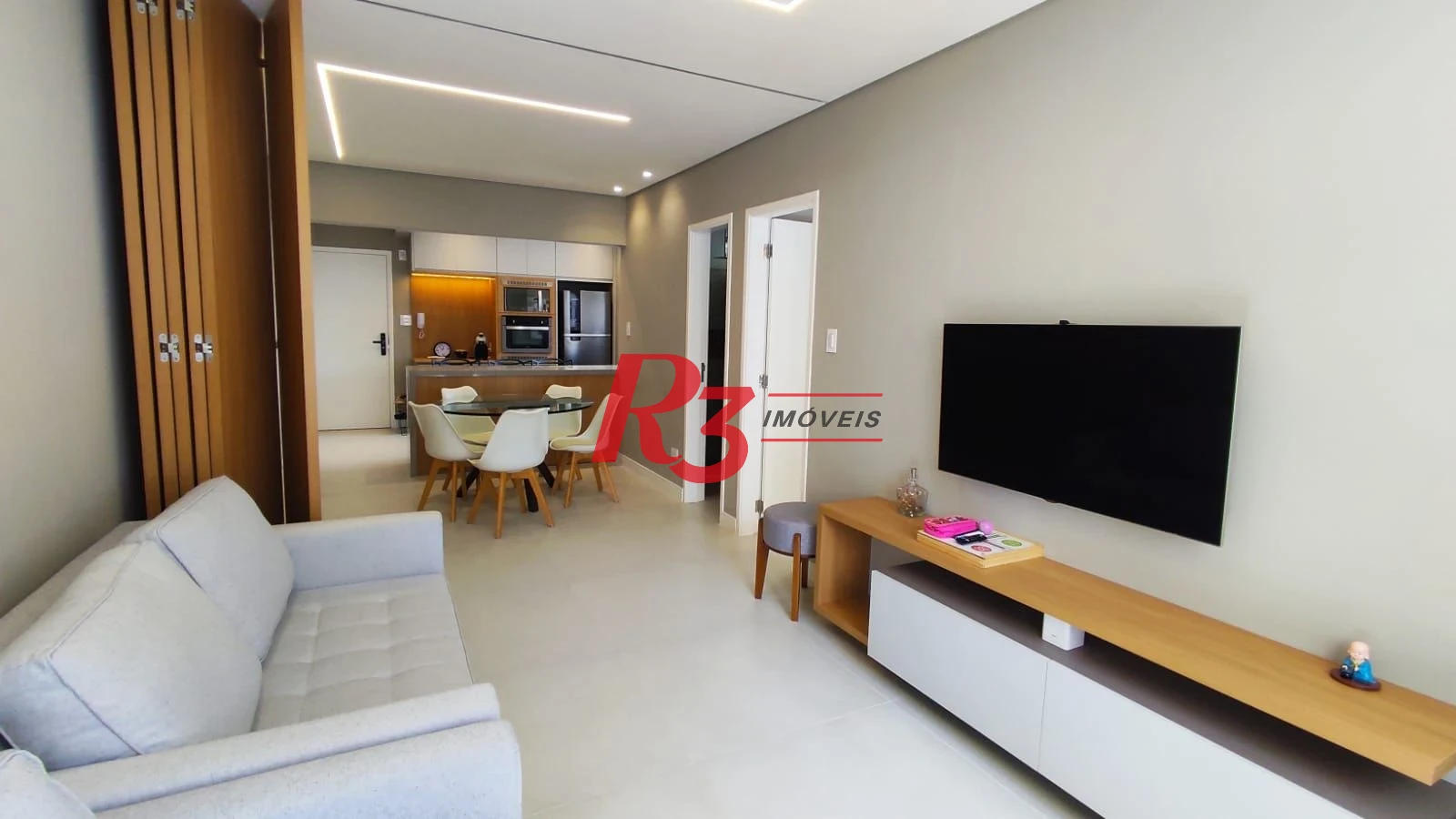 Apartamento com 1 dormitório à venda, 73 m² por R$ 600.000,00 - José Menino - Santos/SP