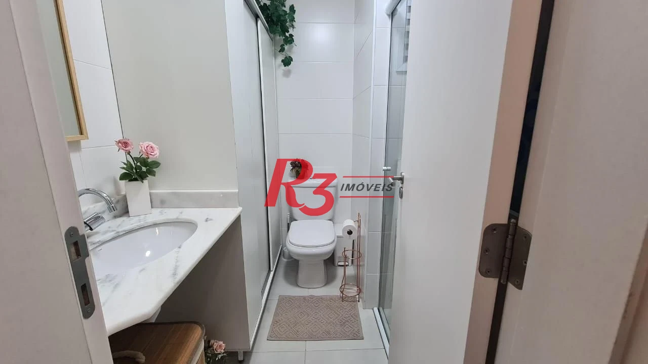 Apartamento com 3 dormitórios à venda, 92 m² por R$ 810.000,00 - Itararé - São Vicente/SP