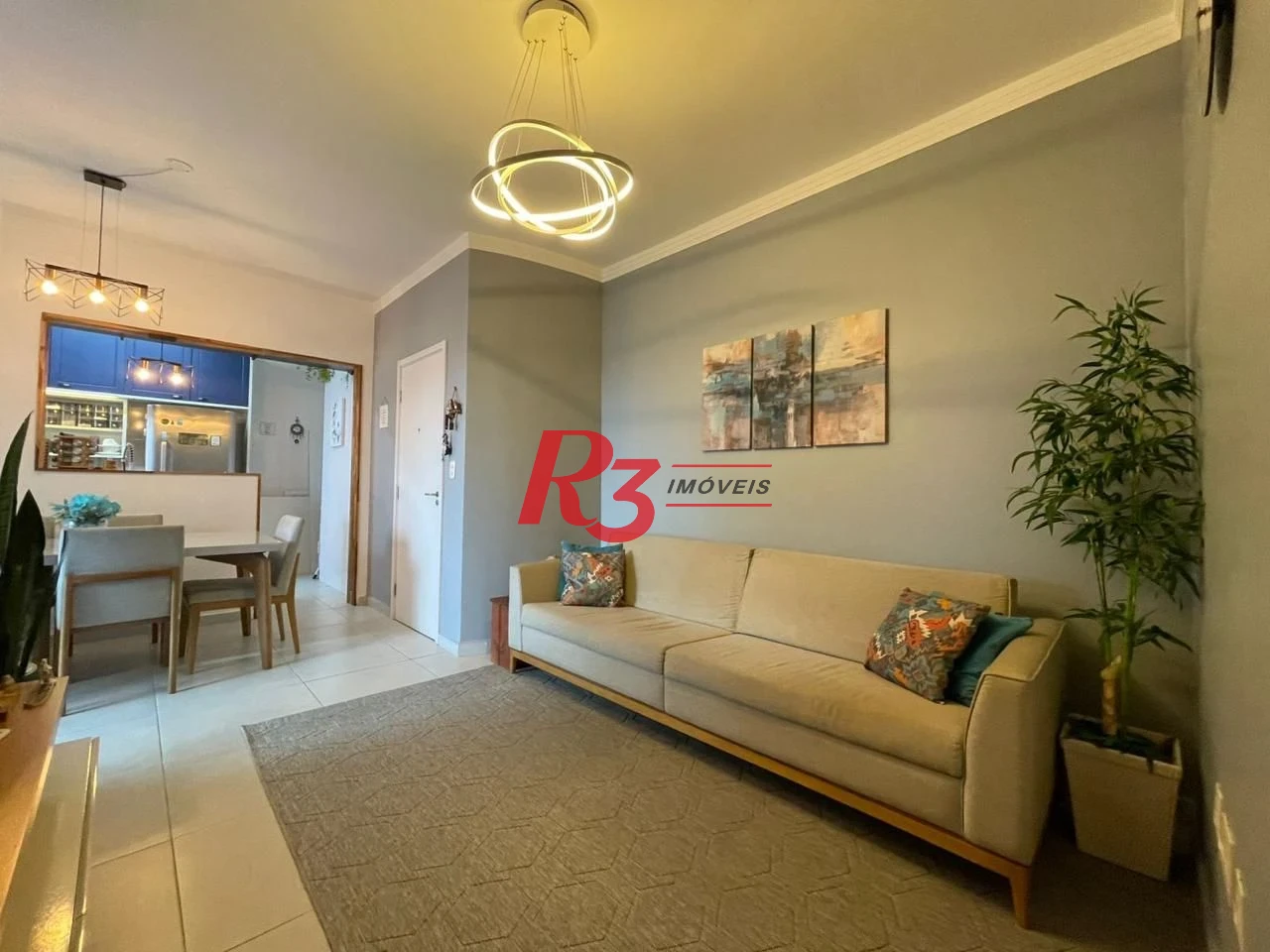 Apartamento com 3 dormitórios à venda, 92 m² por R$ 810.000,00 - Itararé - São Vicente/SP