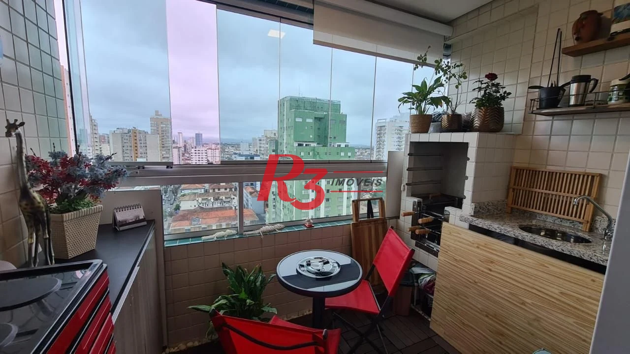 Apartamento com 3 dormitórios à venda, 92 m² por R$ 810.000,00 - Itararé - São Vicente/SP