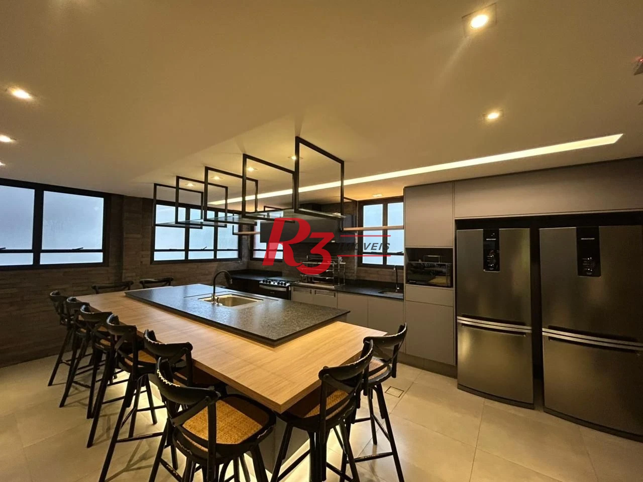 Apartamento com 4 dormitórios, 380 m² - venda por R$ 3.700.000,00 ou aluguel por R$ 28.600,00/mês - Boqueirão - Santos/SP