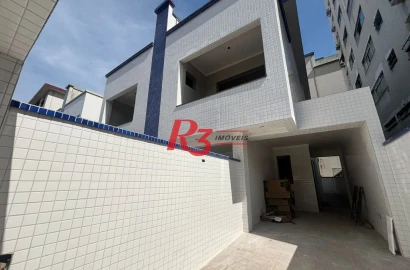 Casa à venda, 118 m² por R$ 1.020.000,00 - Aparecida - Santos/SP