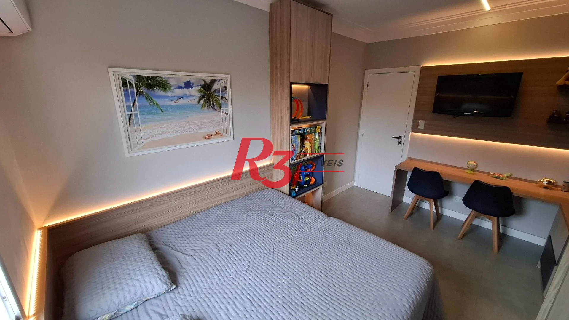 Apartamento com 3 dormitórios à venda, 108 m² por R$ 862.000,00 - Embaré - Santos/SP
