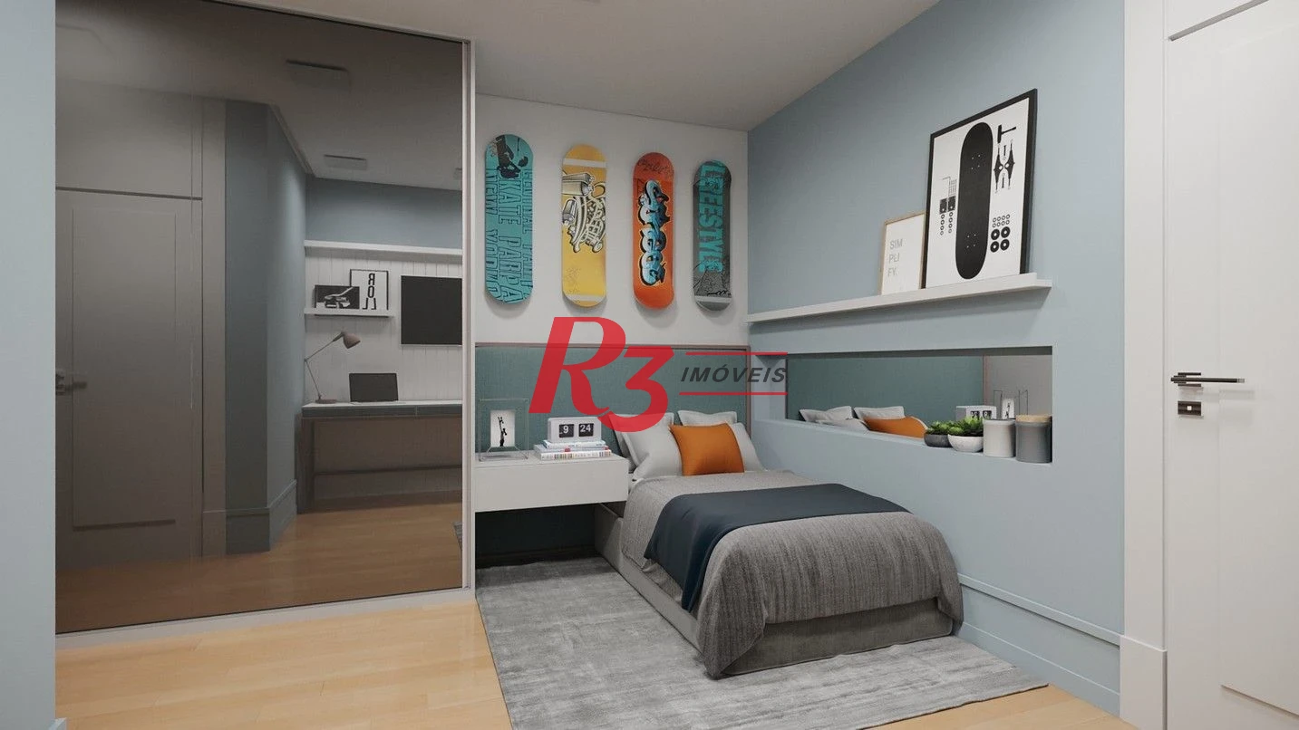 Apartamento com 3 dormitórios à venda, 218 m² por R$ 5.000.000,00 - Ponta da Praia - Santos/SP