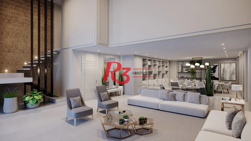 Apartamento com 3 dormitórios à venda, 218 m² por R$ 5.000.000,00 - Ponta da Praia - Santos/SP