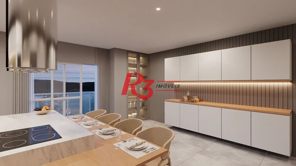 Apartamento com 3 dormitórios à venda, 218 m² por R$ 5.000.000,00 - Ponta da Praia - Santos/SP