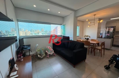 Apartamento à venda, 70 m² por R$ 580.000,00 - Campo Grande - Santos/SP