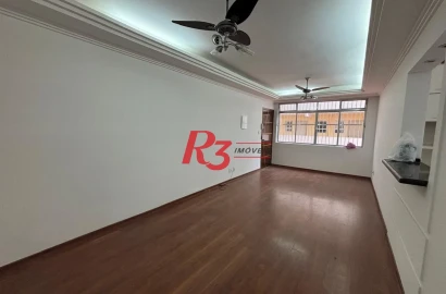 Apartamento com 2 dormitórios à venda, 90 m² por R$ 600.000,00 - Gonzaga - Santos/SP