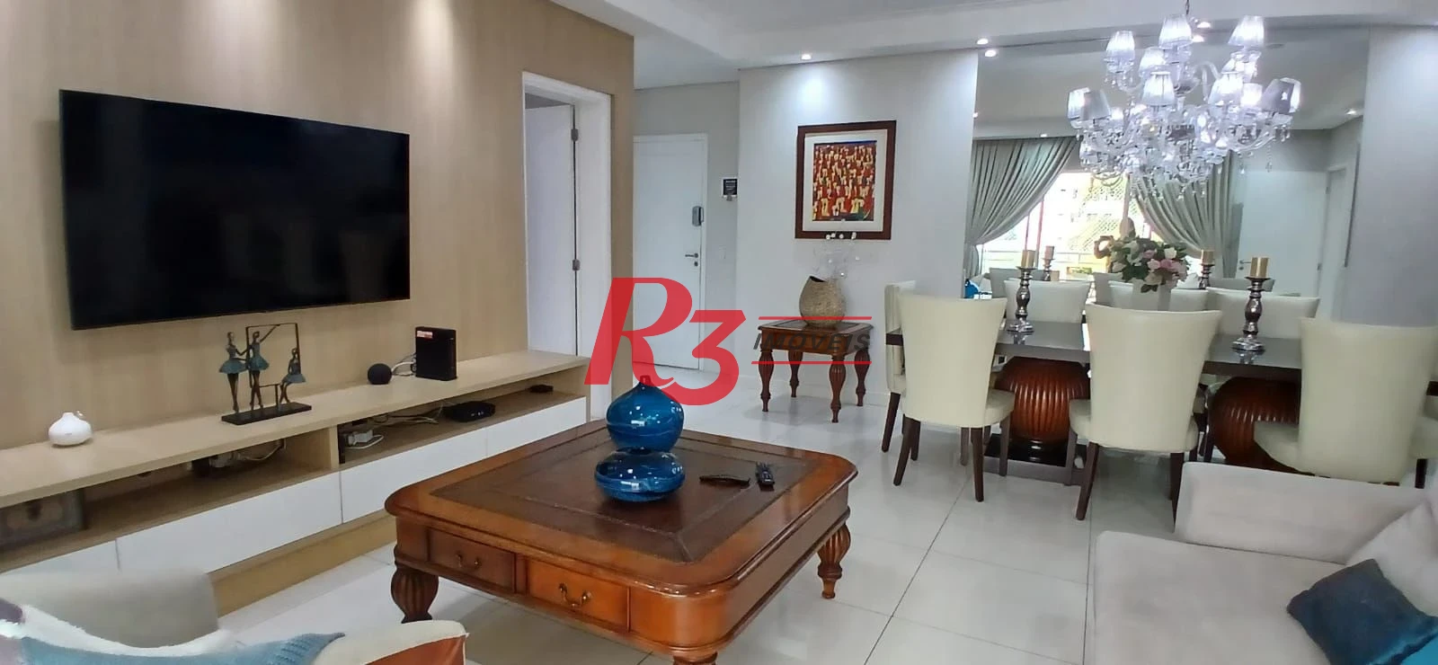 Apartamento com 3 dormitórios à venda, 150 m² por R$ 1.280.000,00 - Marapé - Santos/SP