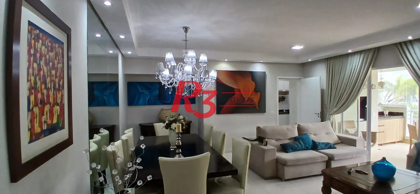 Apartamento com 3 dormitórios à venda, 150 m² por R$ 1.280.000,00 - Marapé - Santos/SP