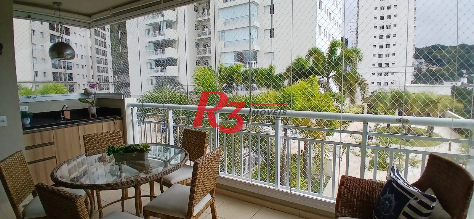 Apartamento com 3 dormitórios à venda, 150 m² por R$ 1.280.000,00 - Marapé - Santos/SP