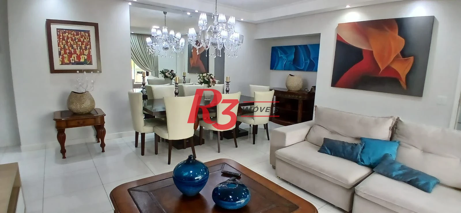 Apartamento com 3 dormitórios à venda, 150 m² por R$ 1.280.000,00 - Marapé - Santos/SP