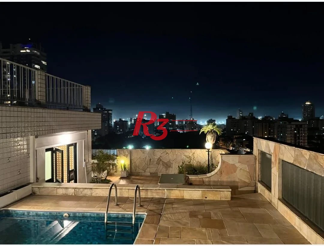 Cobertura à venda, 361 m² por R$ 2.490.000,00 - Ponta da Praia - Santos/SP