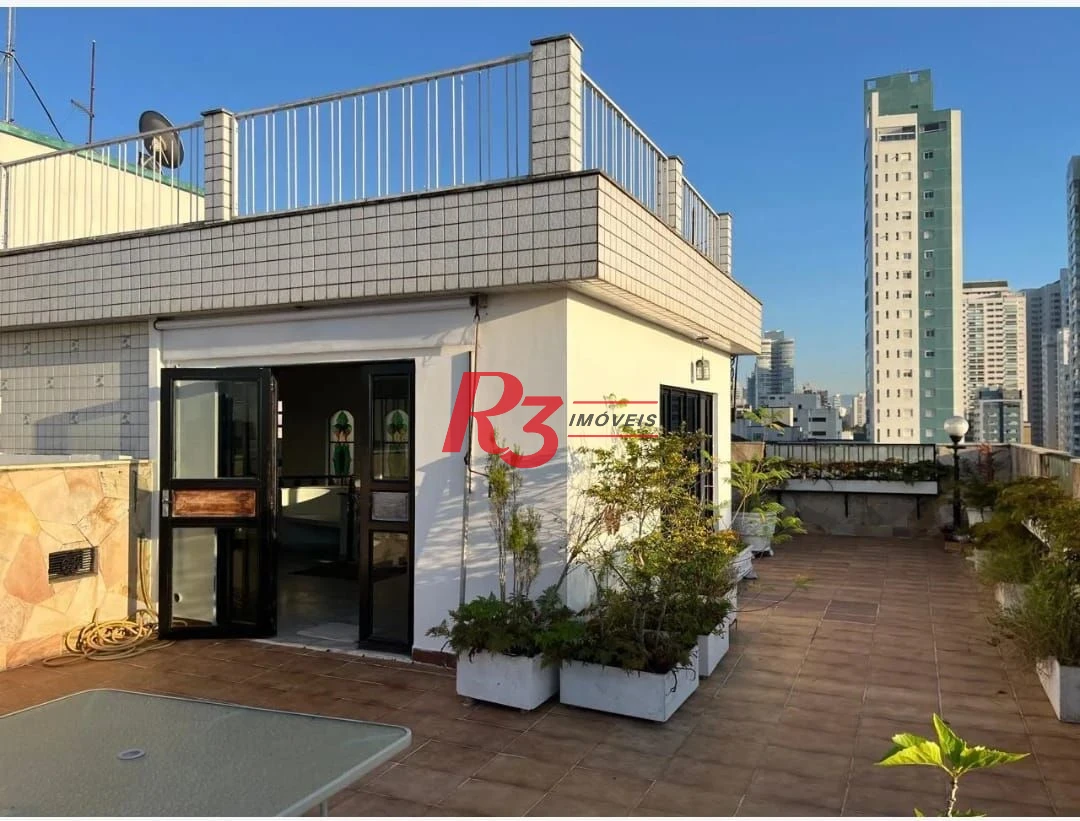 Cobertura à venda, 361 m² por R$ 2.490.000,00 - Ponta da Praia - Santos/SP
